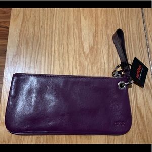 Eggplant Hobo wristlet NWT